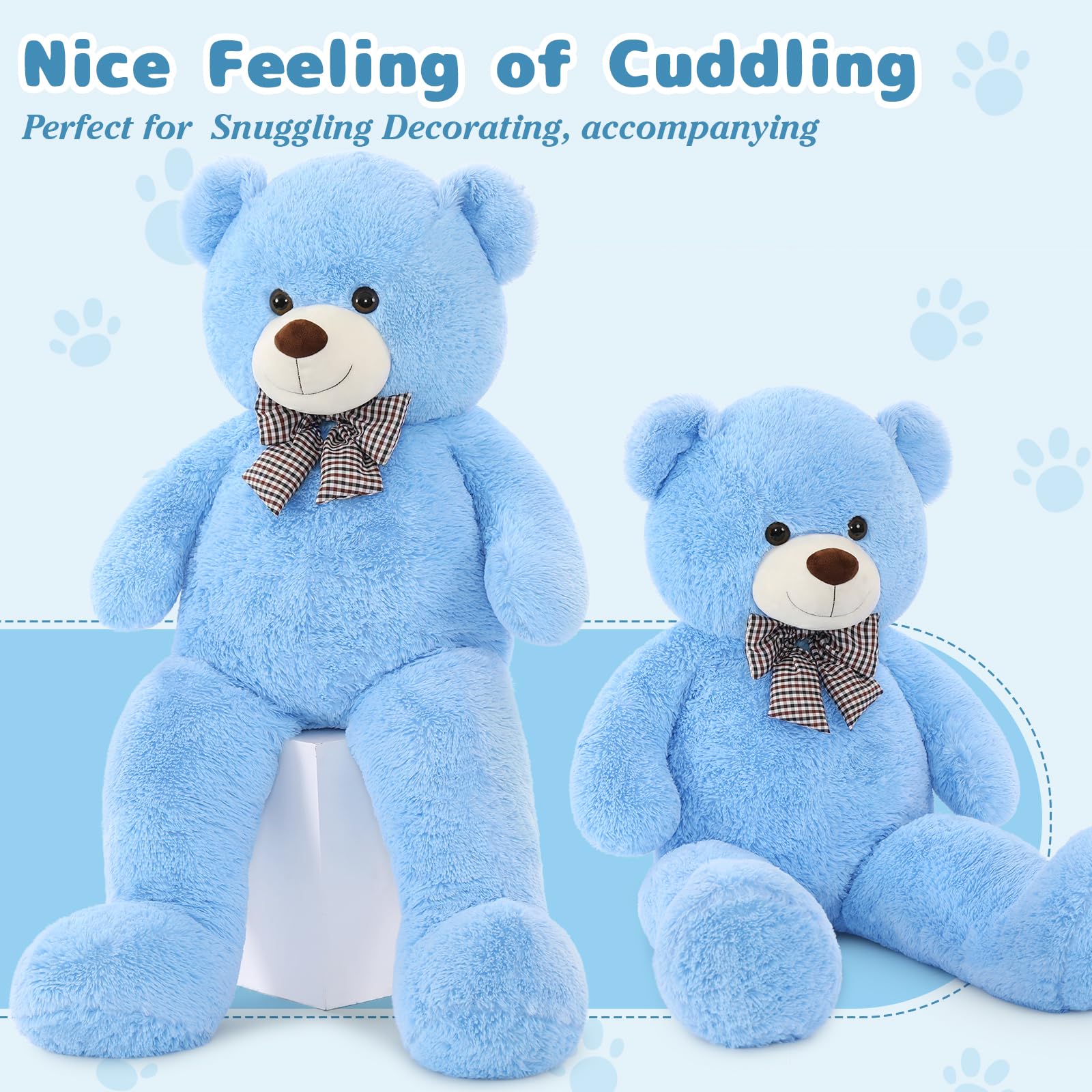 MaoGoLan teddy plush cover and PP cotton detail shows a soft, durable cuddle friend.