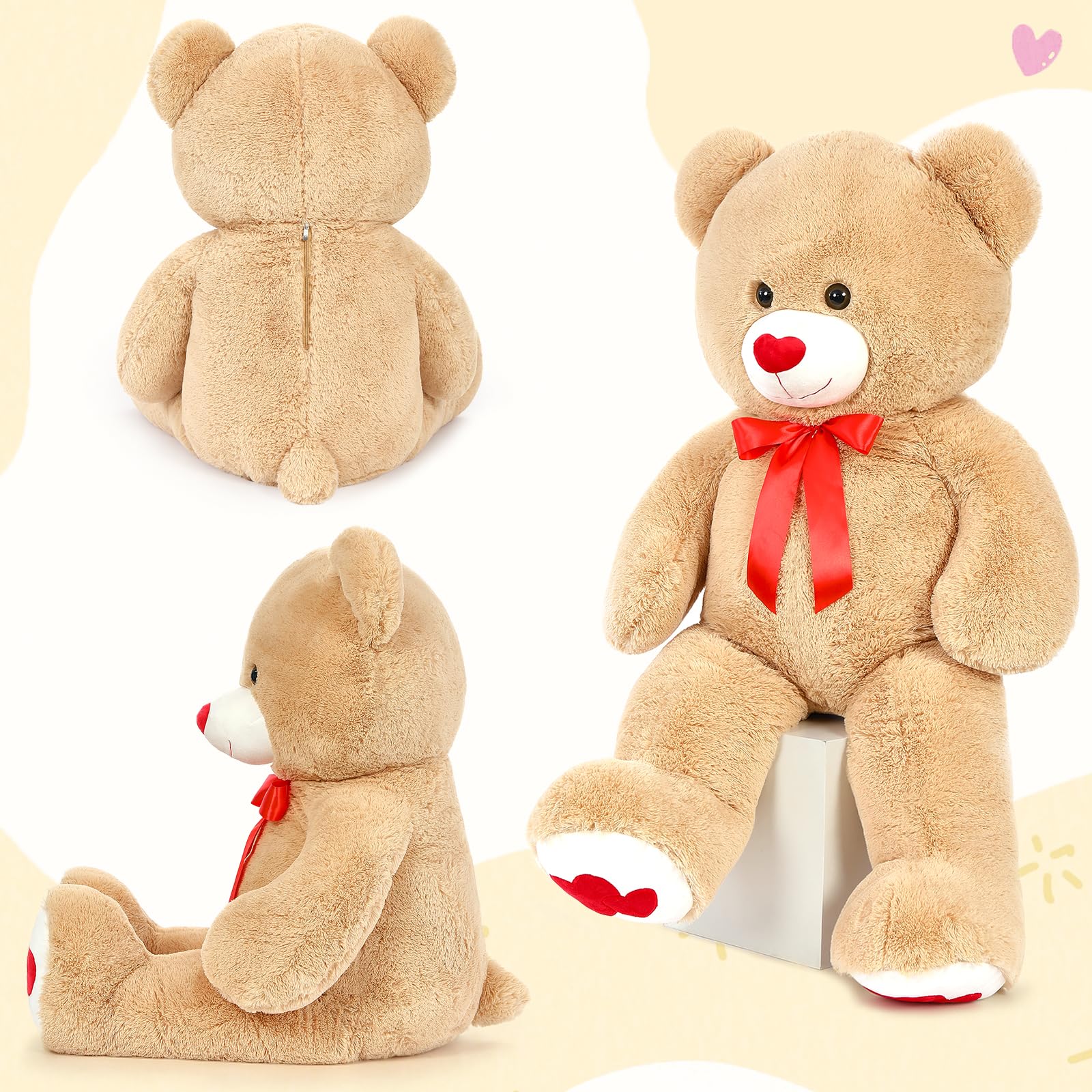 MaoGoLan Valentine gift ready large teddy bear display.