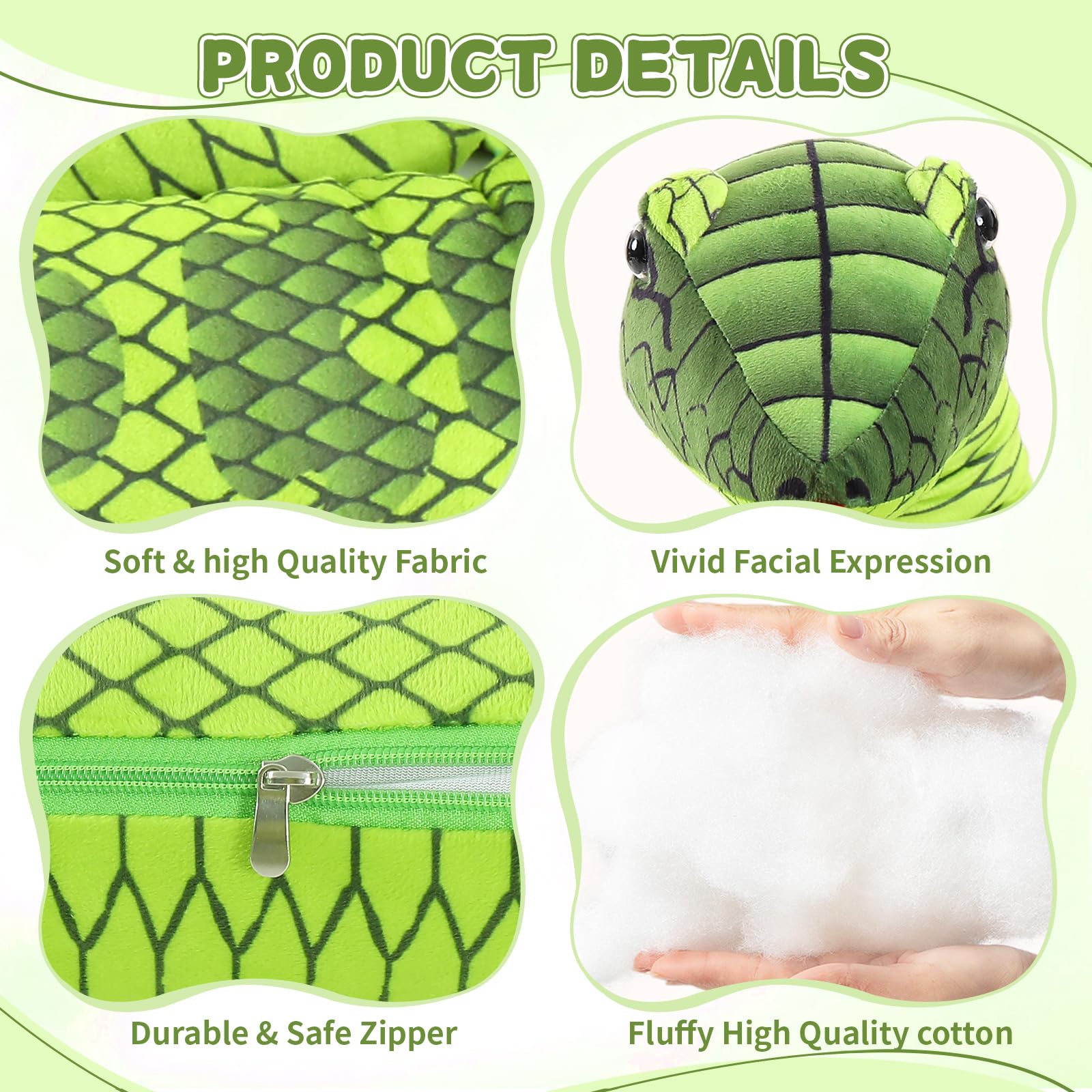 MaoGoLan washable plush design with easy care and quick recovery.