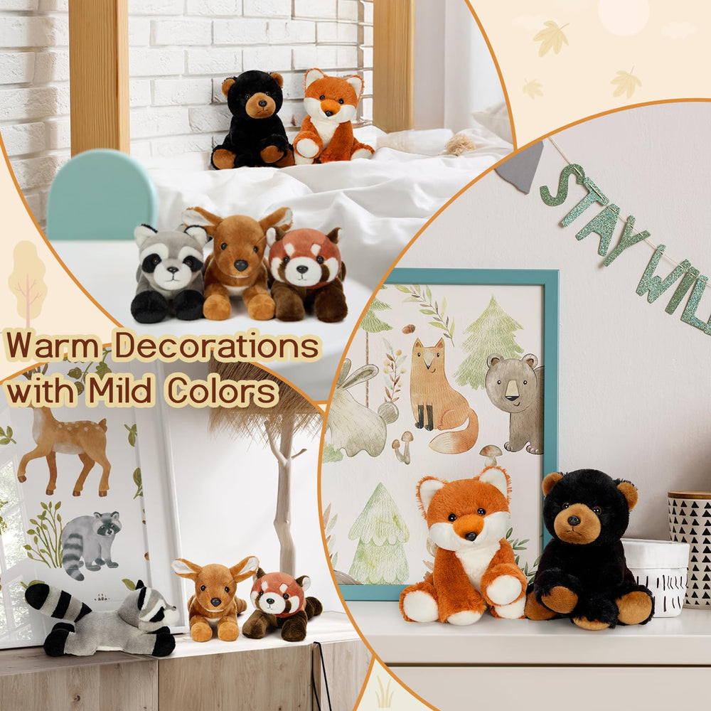MaoGoLan fox plush close-up vibrant woodland character for imaginative play