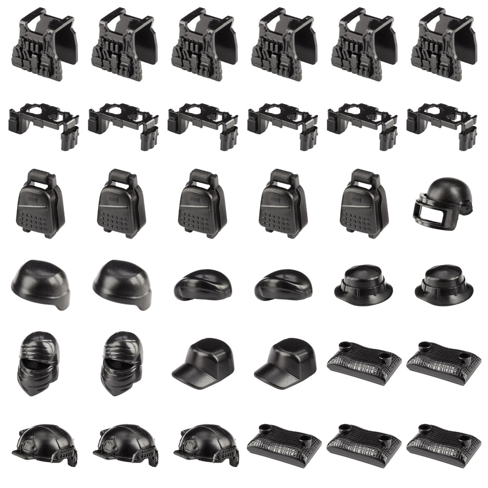 MaozyHomie detailed guns and armor pieces highlight safe, durable construction.