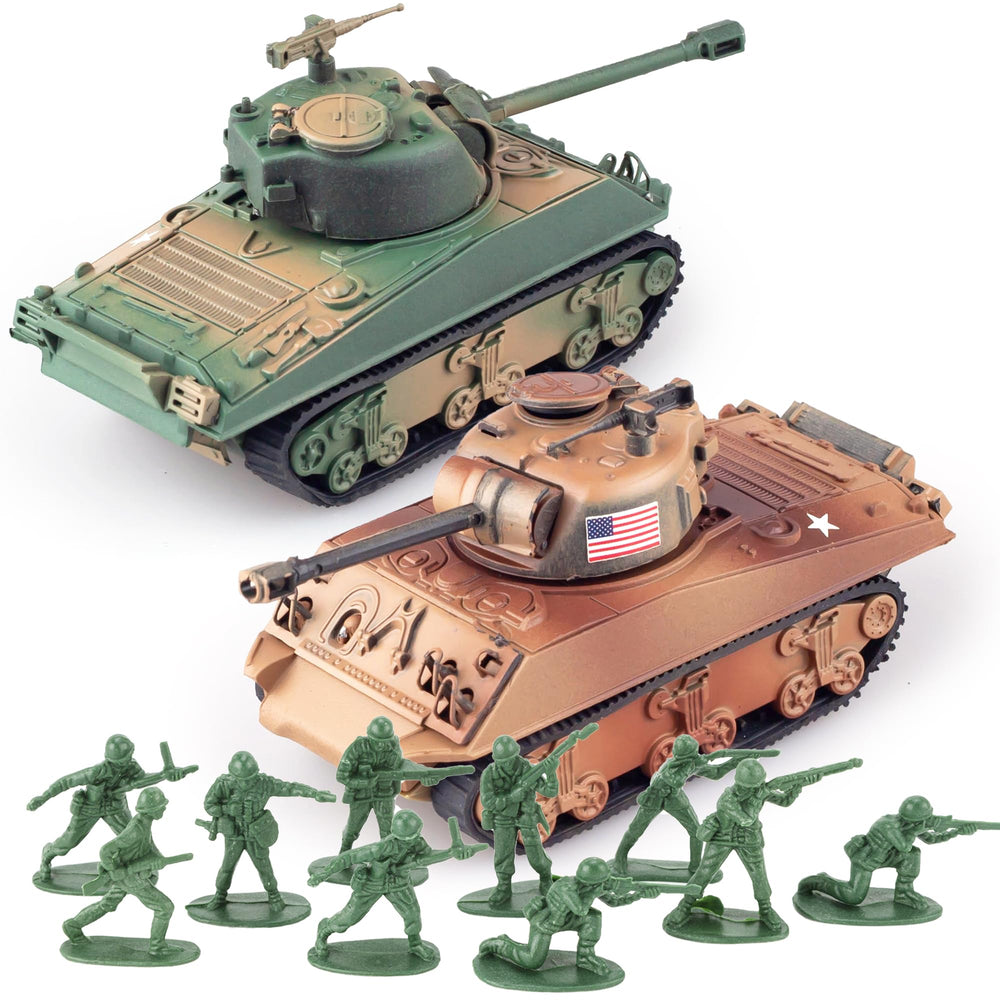 MaozyHomie World War II tank playset assembly scene for imaginative battles.