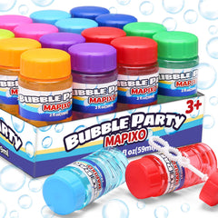 Mapixo 16-pack bubble set in gift box perfect for colorful party favors.
