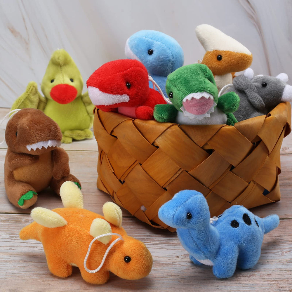 MAPIXO dinosaur keychain plush with lanyard for bags, keys, and travel.