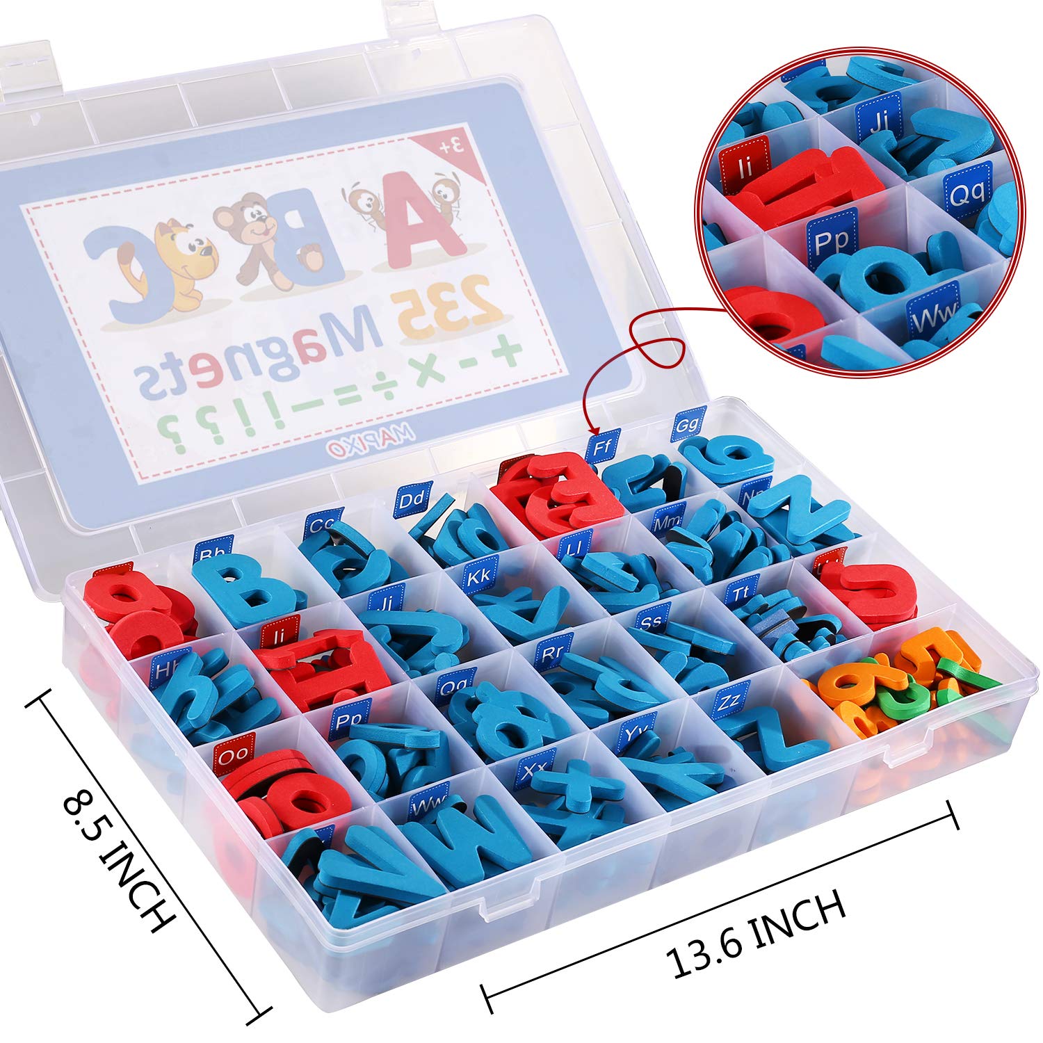 Mapixo erasable magnetic pen and board for mess-free writing practice.