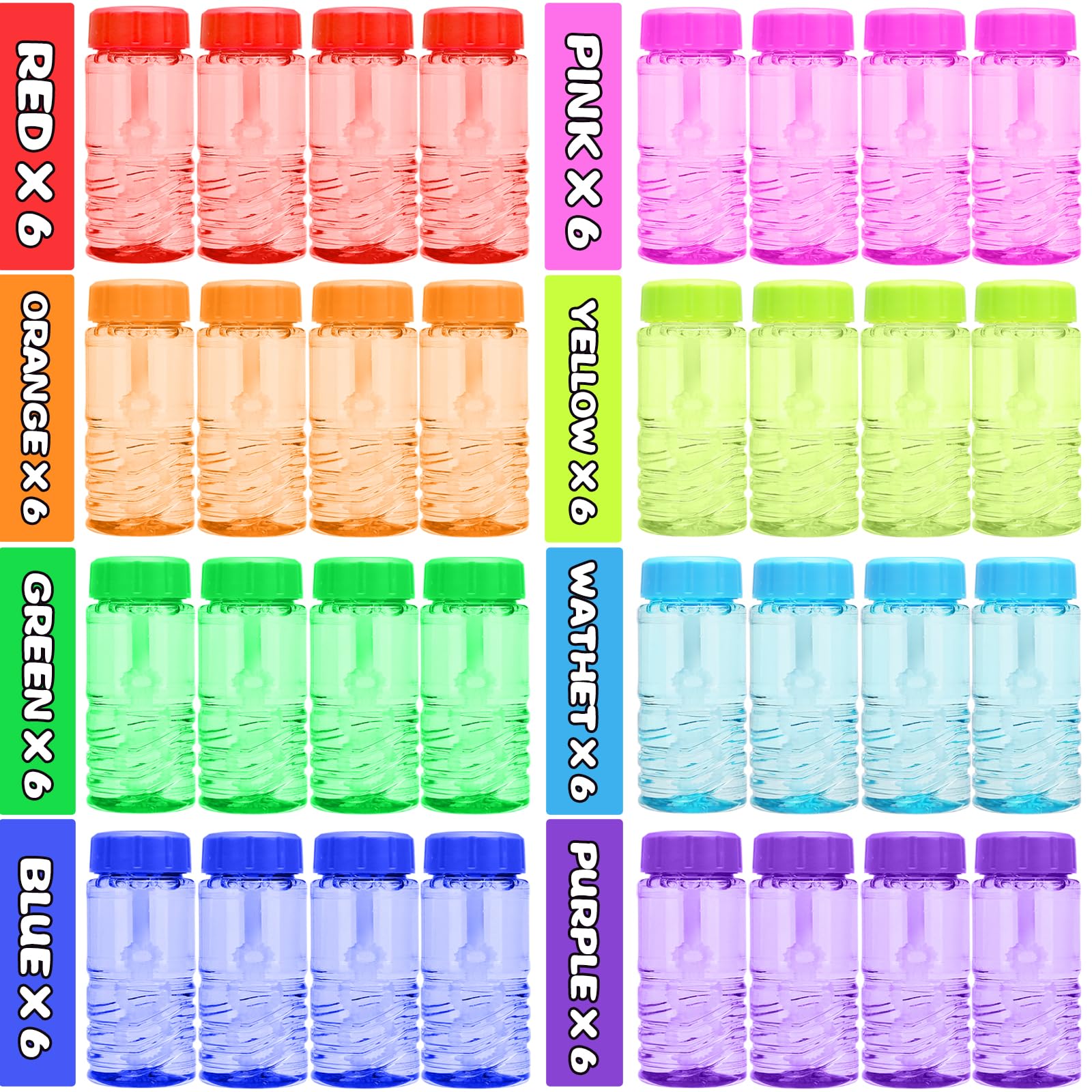 Mapixo leak-proof helix-cap design reduces spills during bubble bursts.