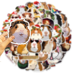 MAQIYI Guinea Pig Stickers—designed for laptops, desks, and study spaces.
