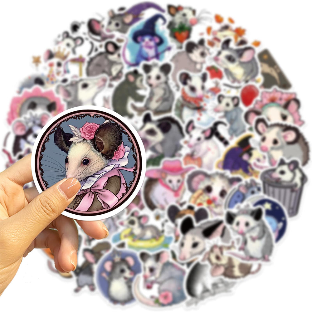 MAQIYI possum stickers gift-ready accessory for any age.