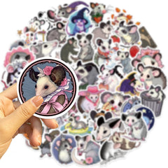 MAQIYI possum stickers gift-ready accessory for any age.