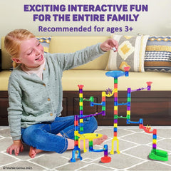 Marble Genius booster delivers extra momentum to obstacles and ramps.