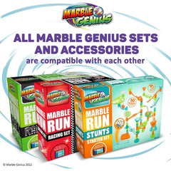 Marble Genius booster expansion-elevator lifts marbles higher for longer routes.