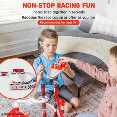 Marble Genius jump ramp highlights fast-paced races and air time