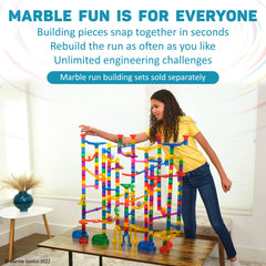 Space-themed Marble Genius marbles spark futuristic play