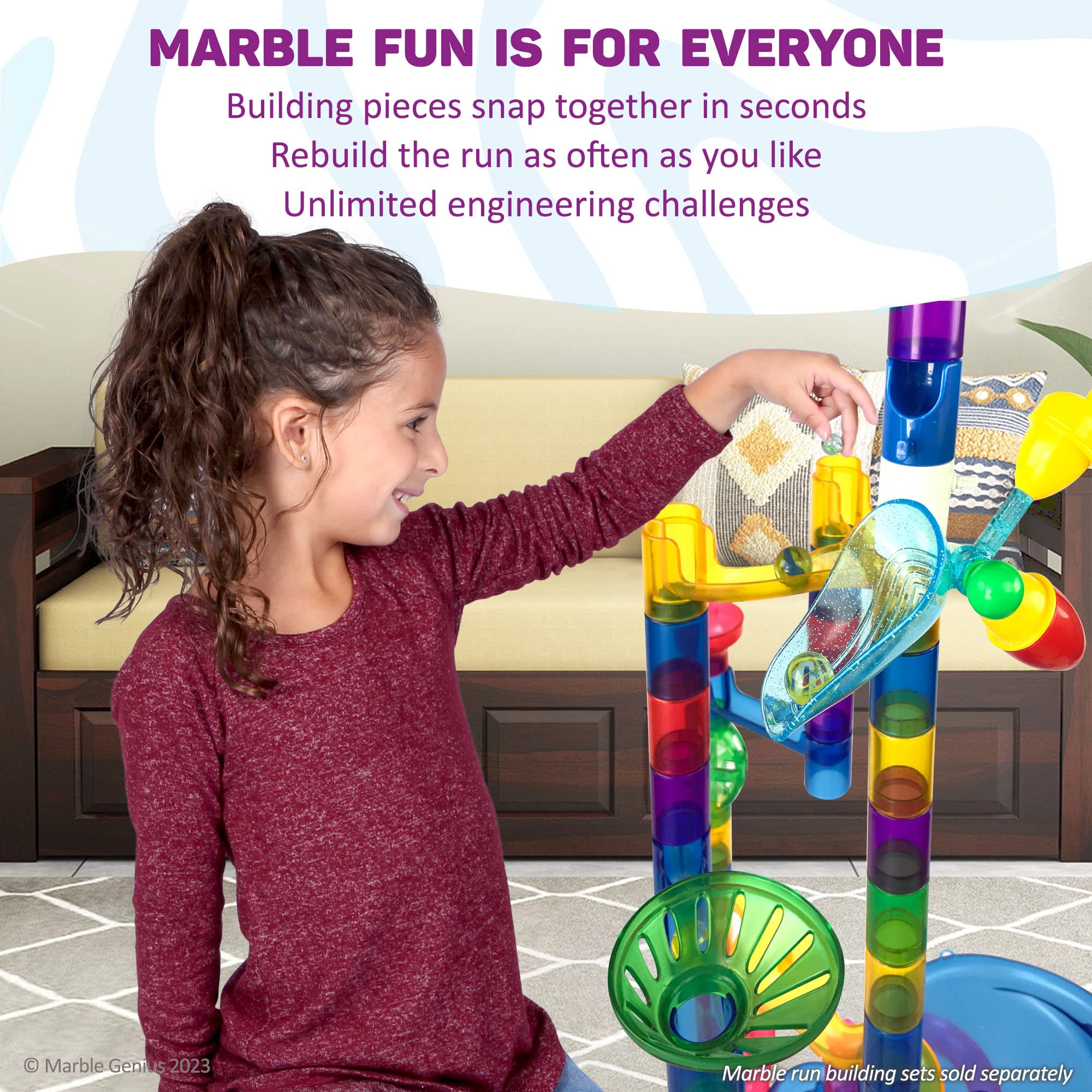Marble Genius STEM learning through hands-on play.