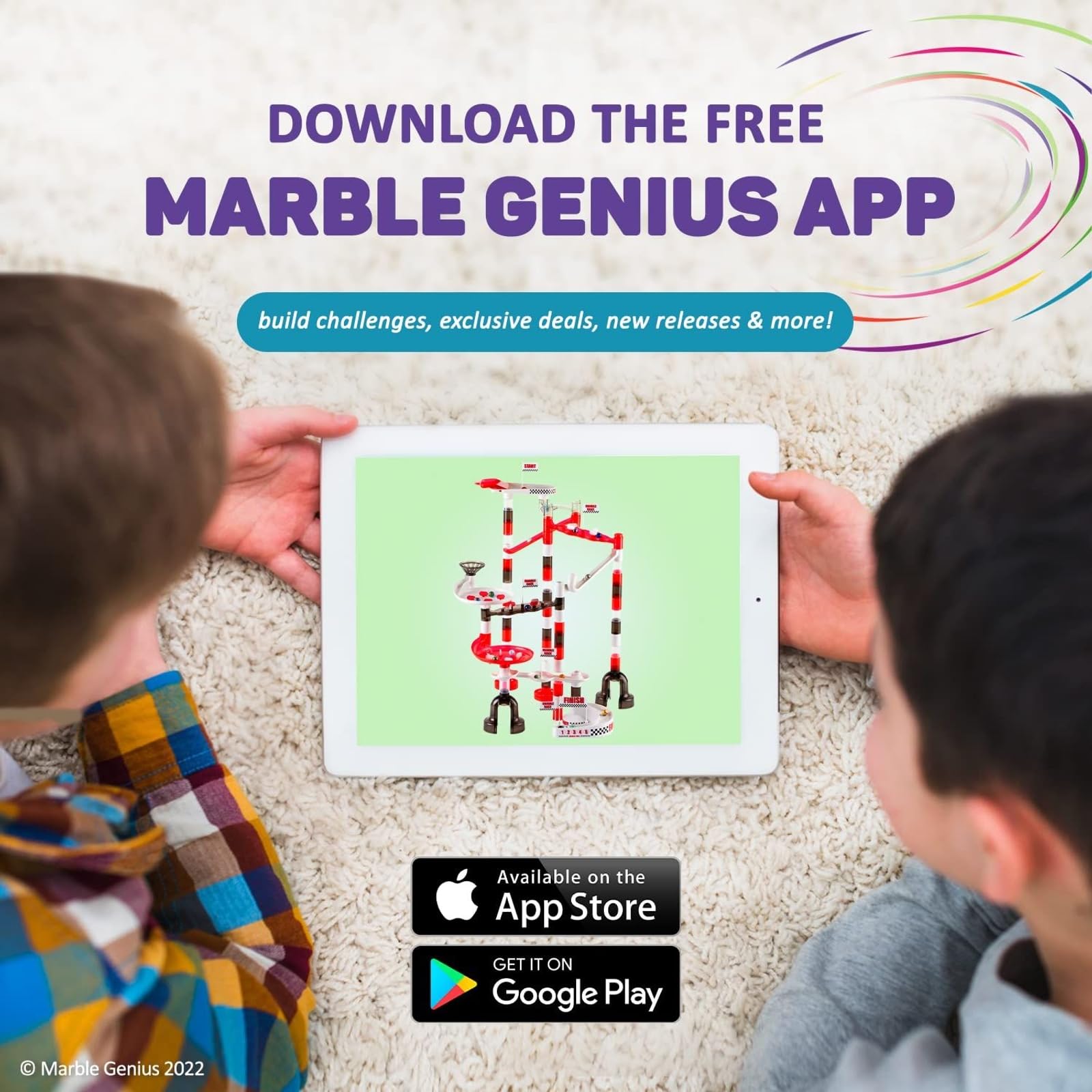 Marble Genius tight curve showcases precise routing and smooth transitions