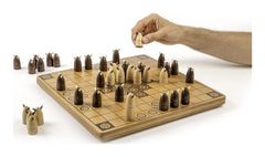 Marbles Hnefatafl board side view showing sturdy construction