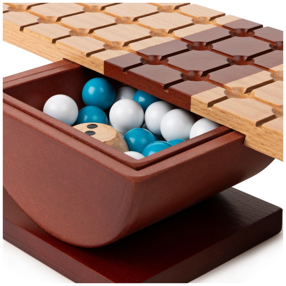 Marbles Rock Me Archimedes marbles in motion on the board
