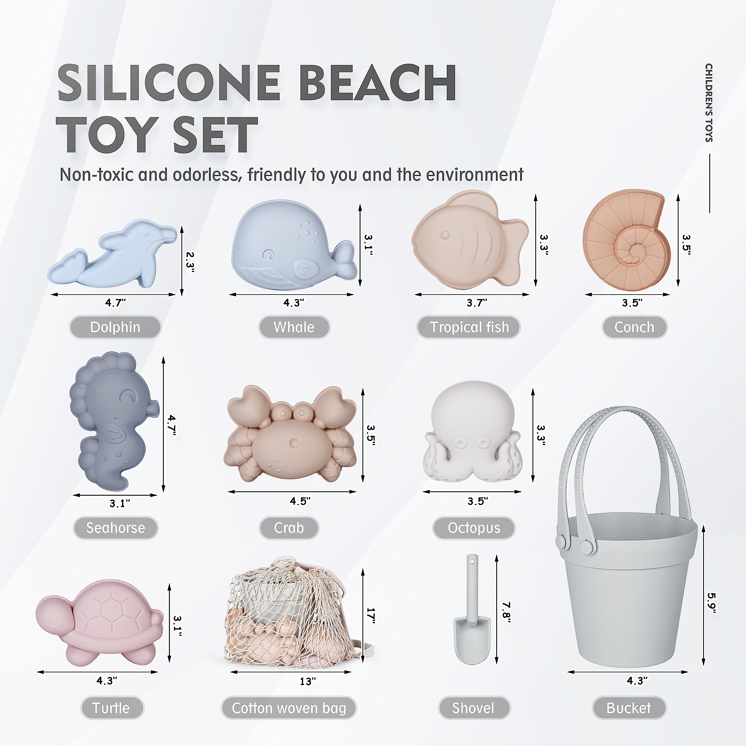 MarcZero silicone shovel for quick sand shaping and easy packing
