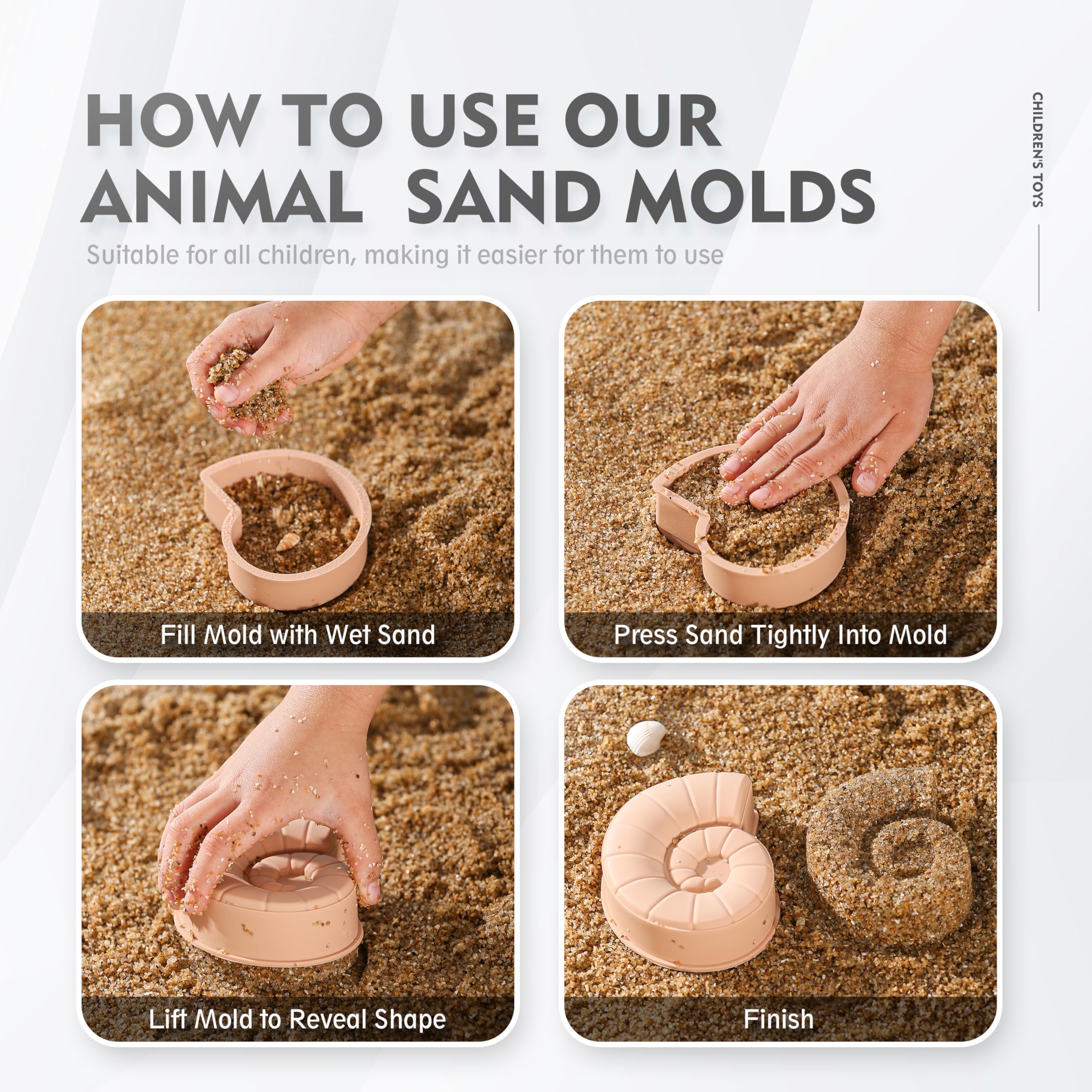 MarcZero dolphin mold inspires splashy sand sculptures at the shore