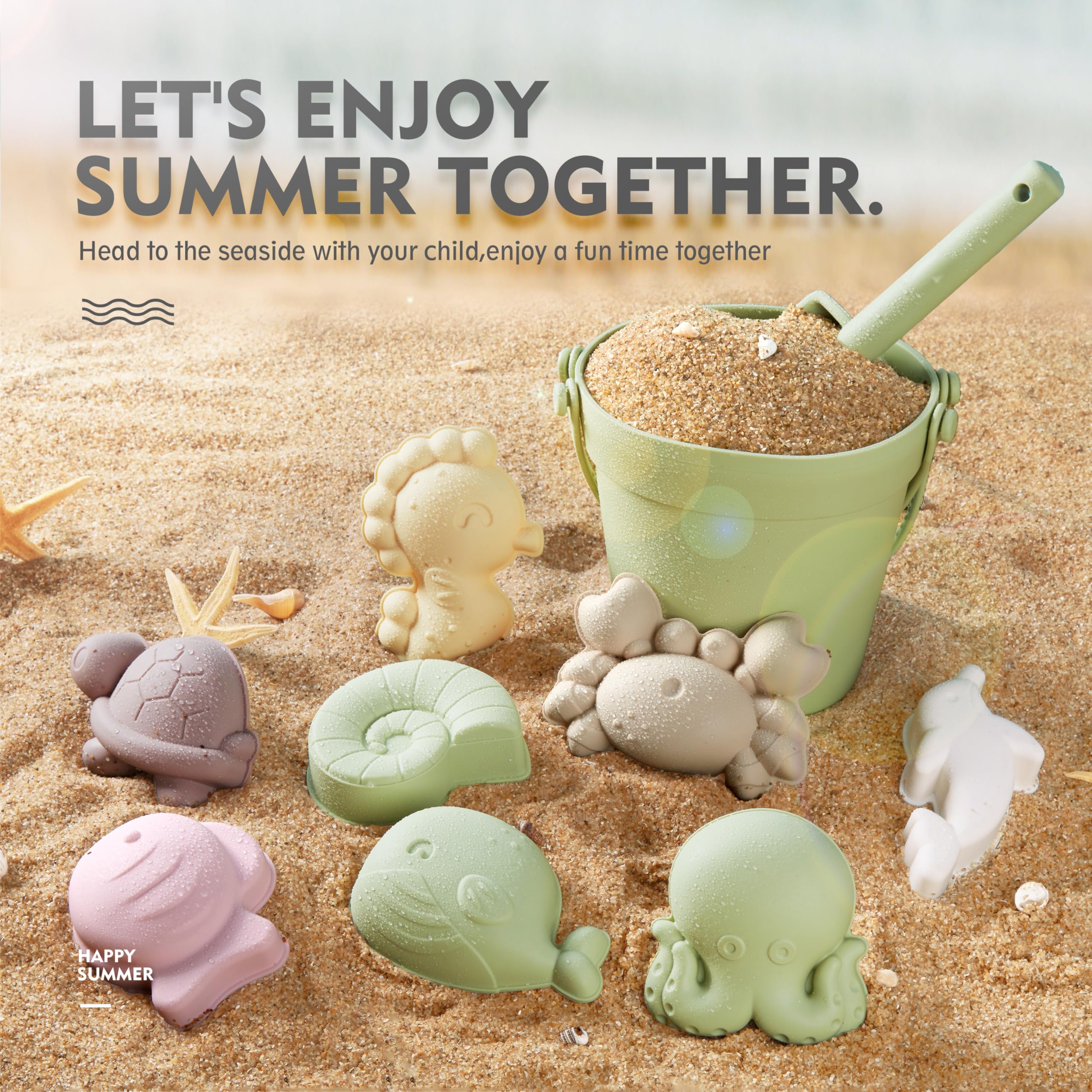 MarcZero conch silicone mold creates seashell shapes with flexible, kid-friendly texture