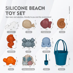 MarcZero silicone beach shovel designed for gentle digging and smooth handling.