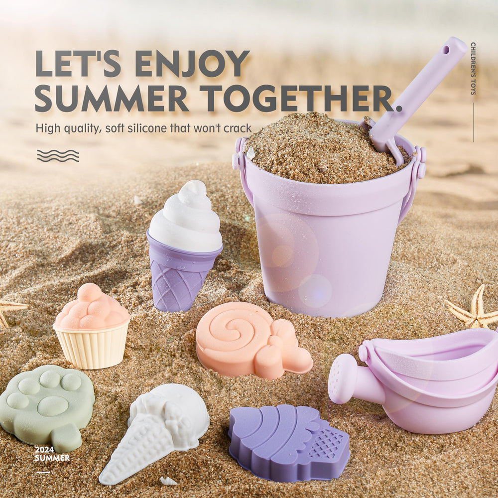 MarcZero silicone shovel purple for smooth sand scooping