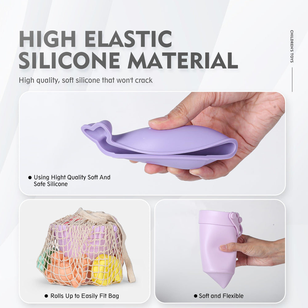 MarcZero whale mold included in the silicone beach toy set