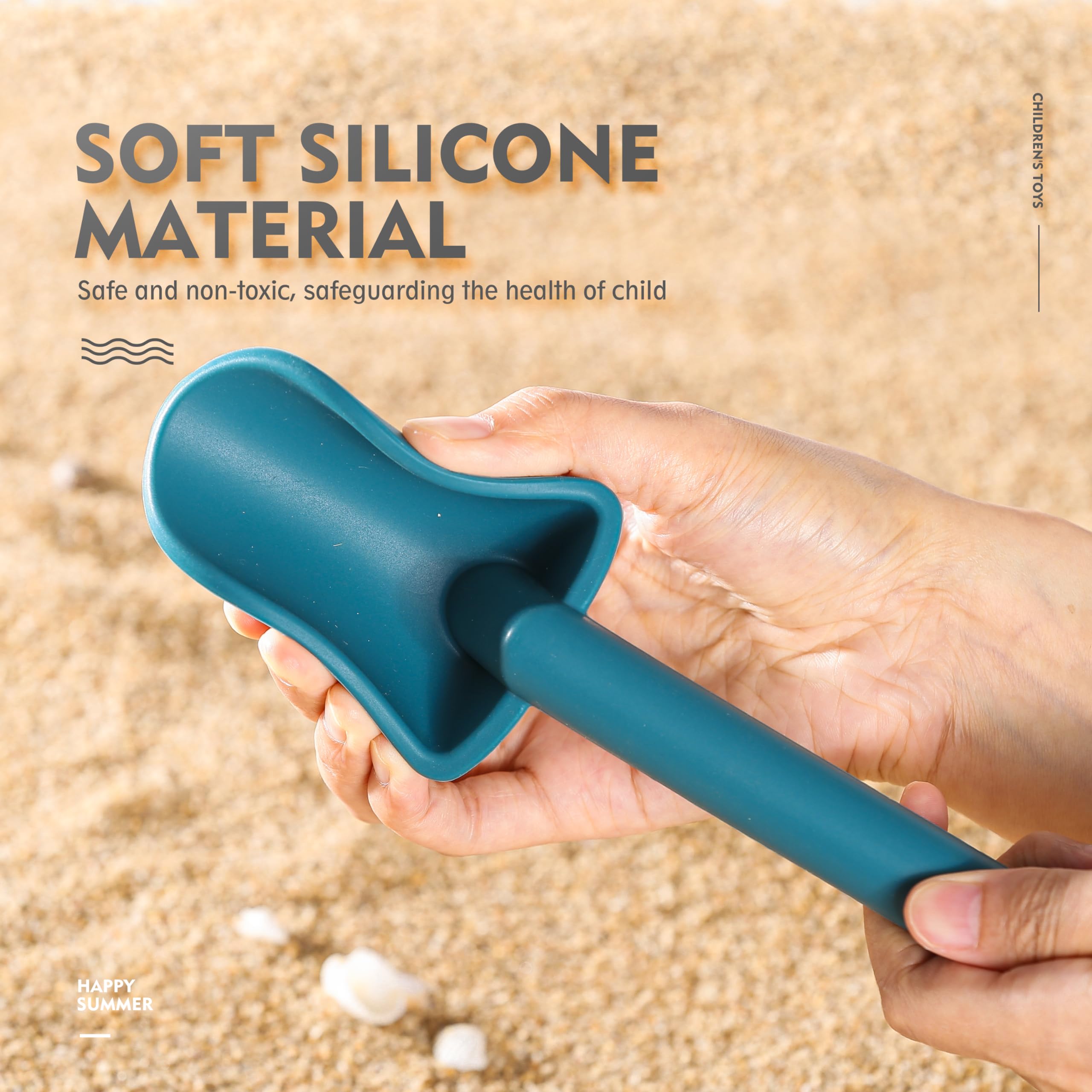 MarcZero silicone octopus mold adds imaginative sea life to the sand.