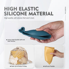 MarcZero silicone octopus yellow supports colorful sand designs.