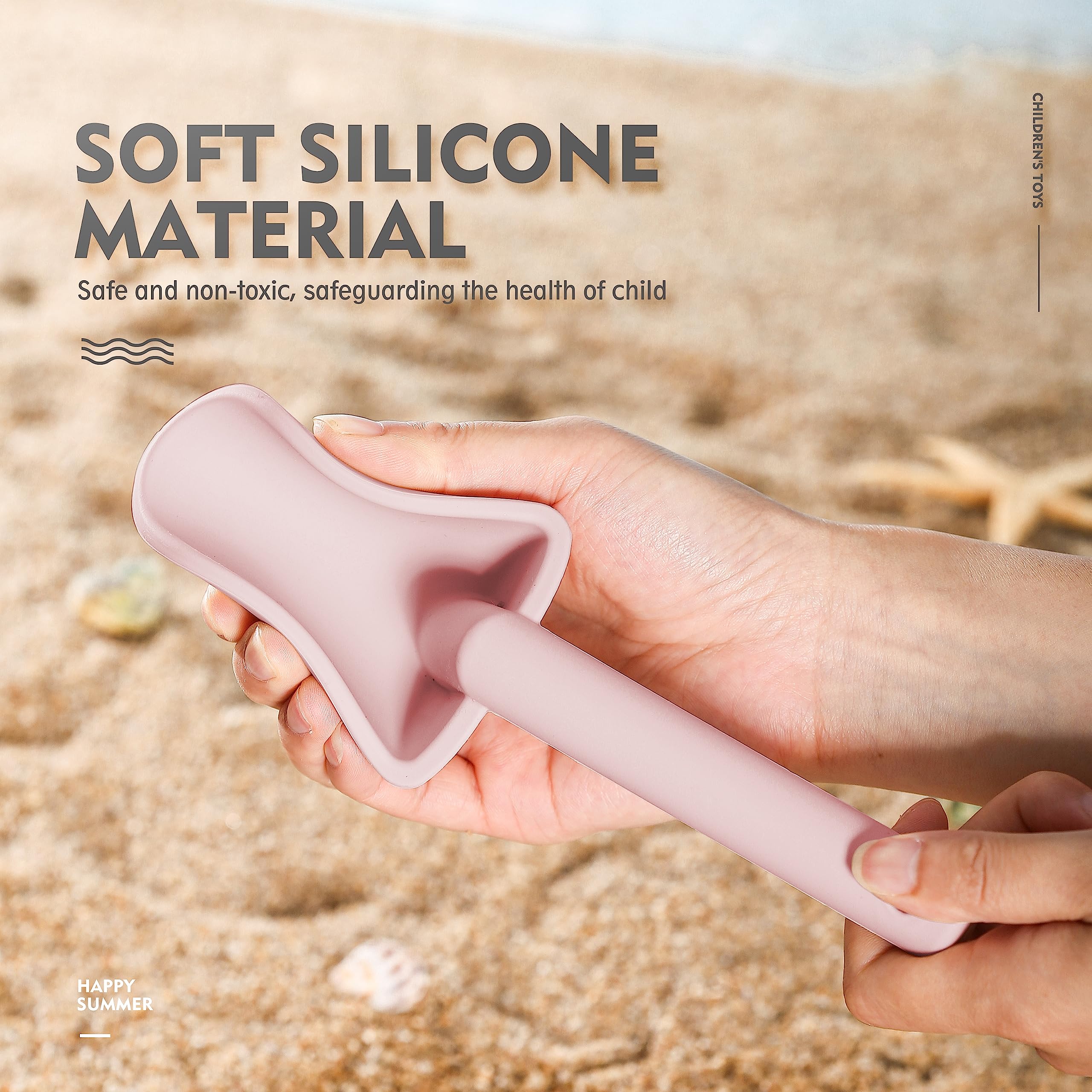 MarcZero silicone octopus mold encourages varied sand patterns and shapes.