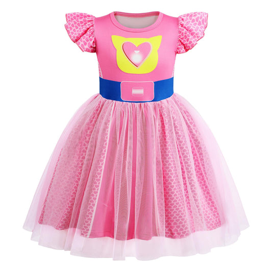 Marendyee girls costume dress in Halloween style with soft, breathable fabric; great for comfortable wear