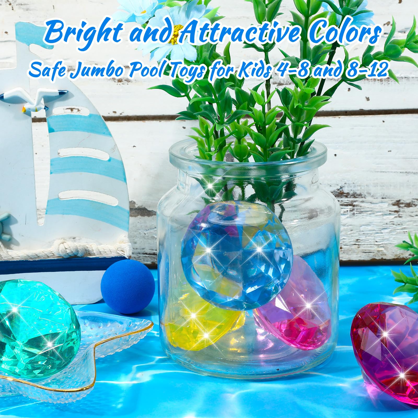 MARFOREVER light green diving gem supports color-rich pool games.