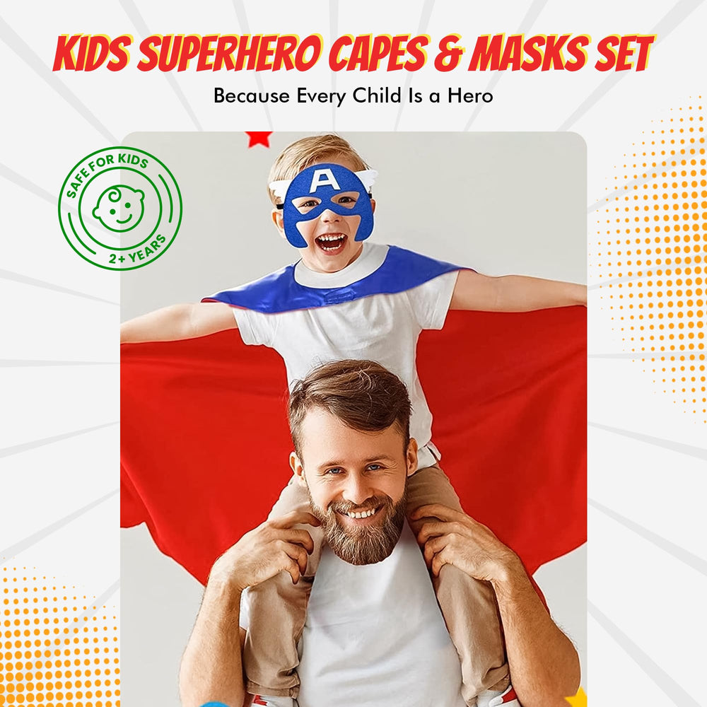 Maribus-FL felt mask fits most kids for easy pretend play