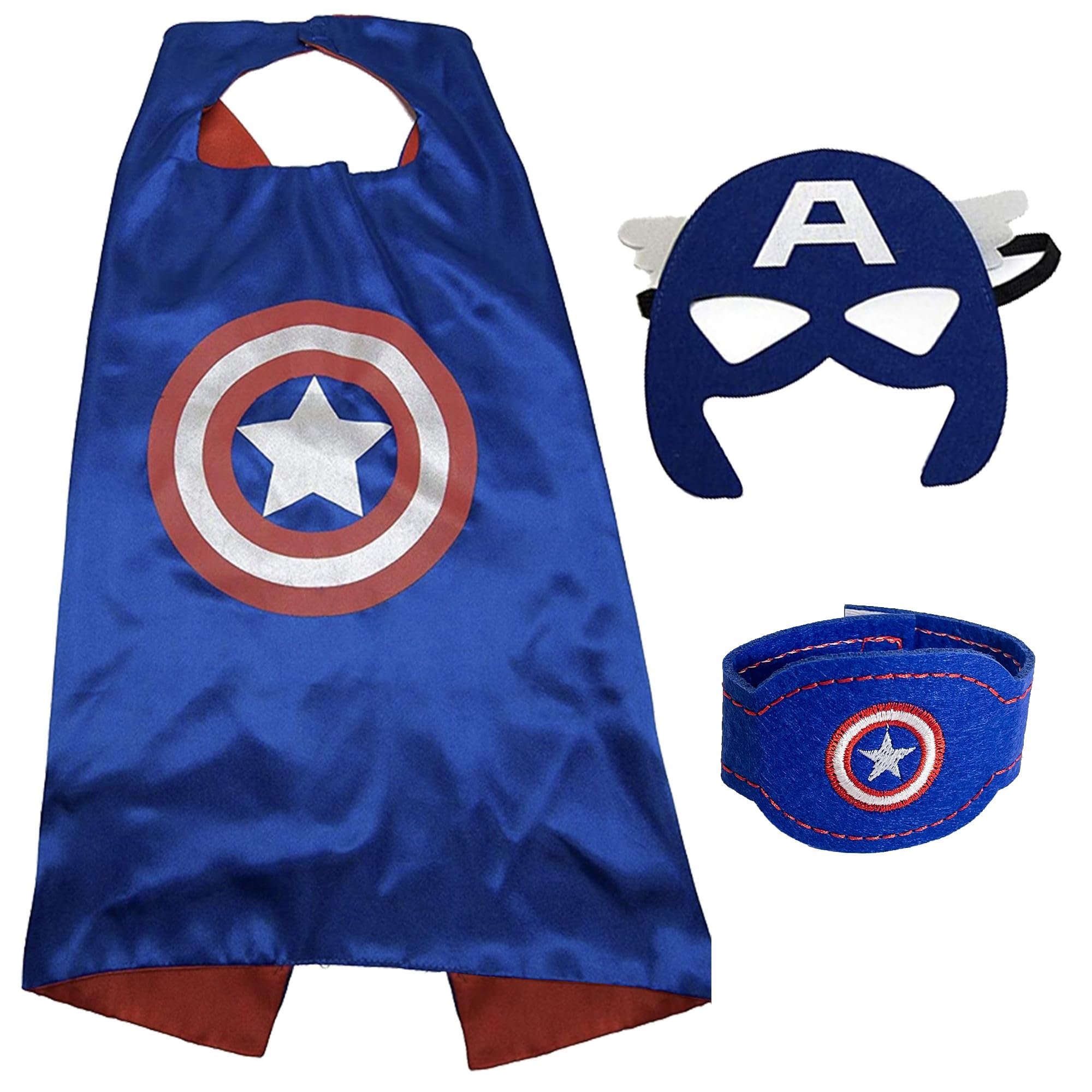 Maribus-FL satin cape reversible close-up for dual looks during imaginative play