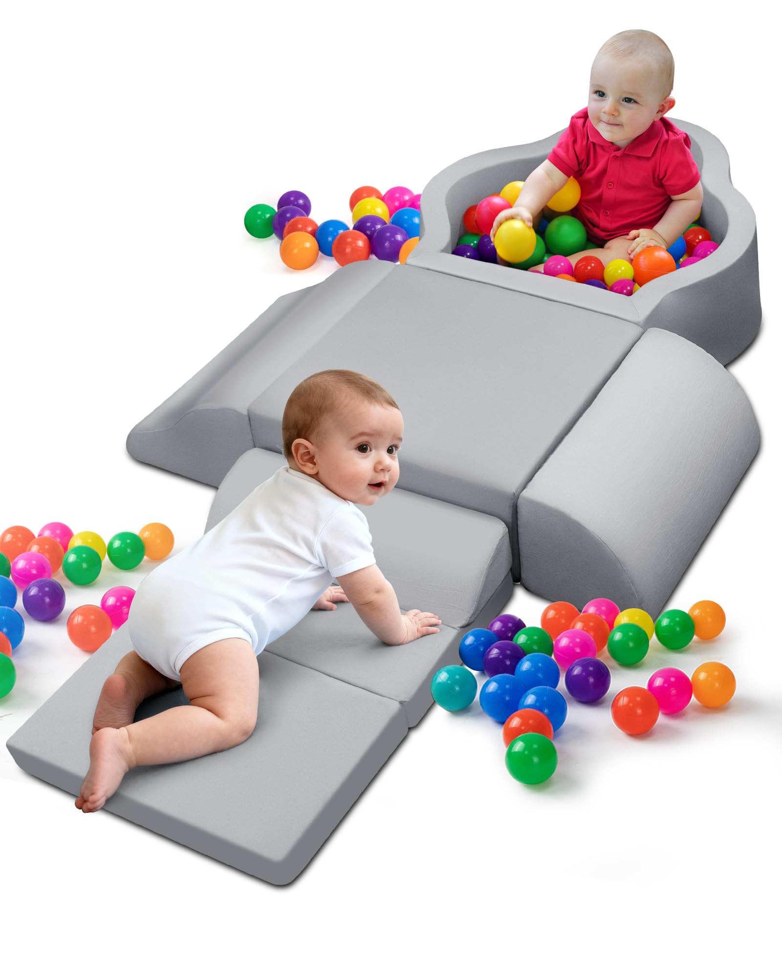 Markdang soft play set with anti-slip base for stable baby play.
