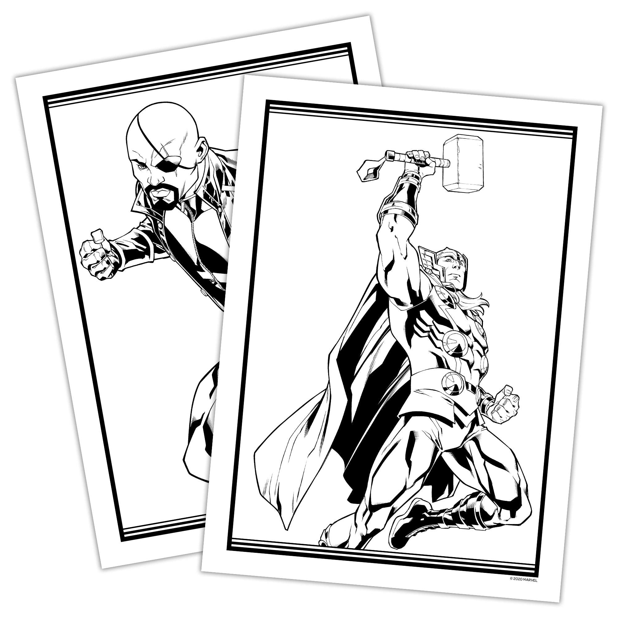 Marvel Spider-Man Imagine Ink marker in hand during coloring