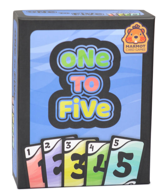 Marmot Card Games One to Five deck ready for fast paced rounds and fun.