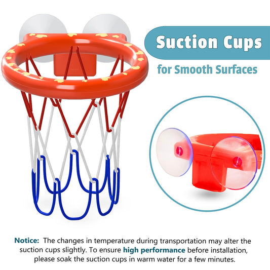 MARPPY bath toys suction cups firmly attached to tub wall for stable game