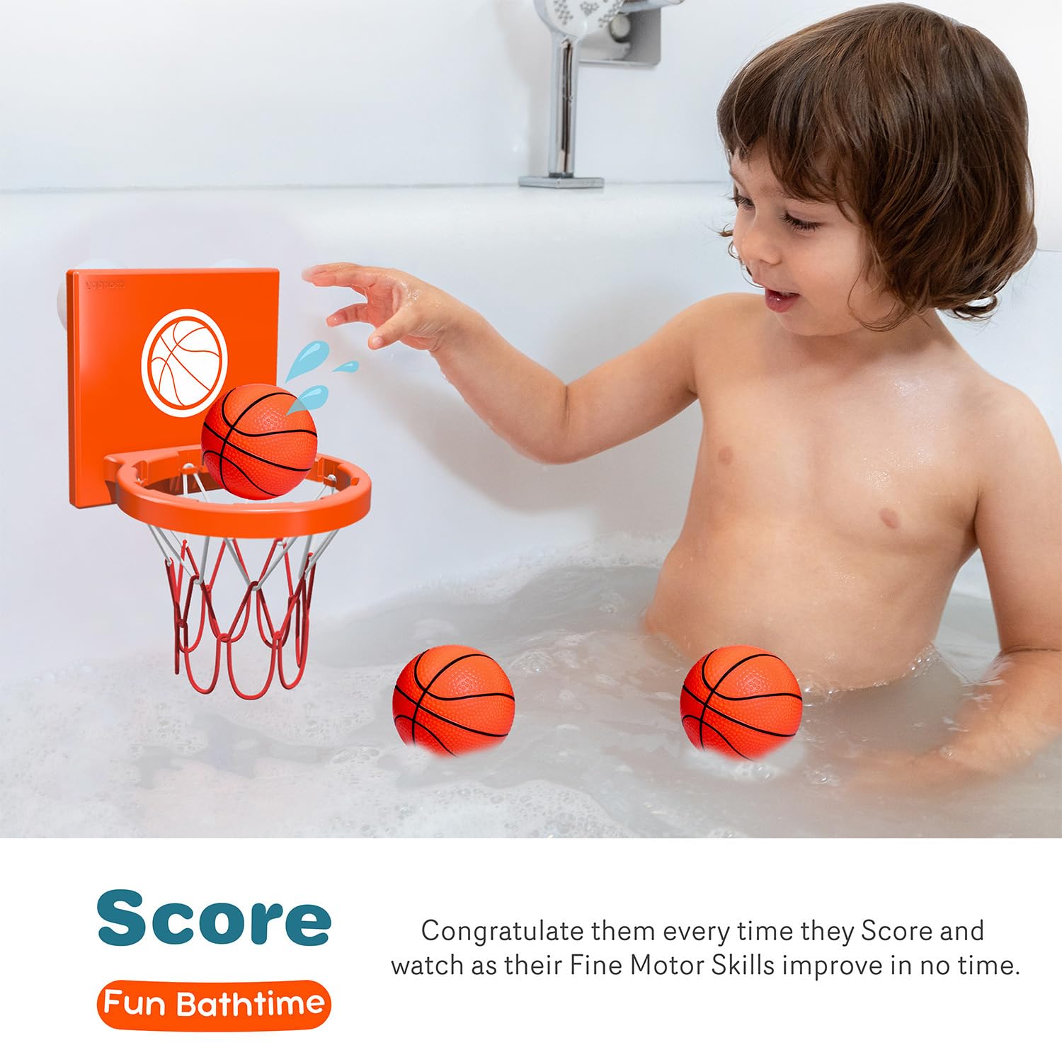 MARPPY suction cups securely hold on tub or shower surfaces