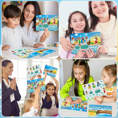 Marspark Jesus visits disciples sticker scene 05 supports hands-on Bible activity