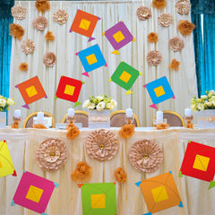 Marspark kite decor backdrops for festival ambiance and photos.