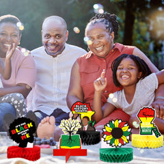 Marsui bright Black History Month decor tones up any dining display