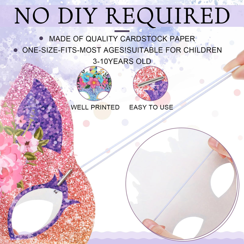 Marsui 32-piece unicorn masks offer variety for group photos and events