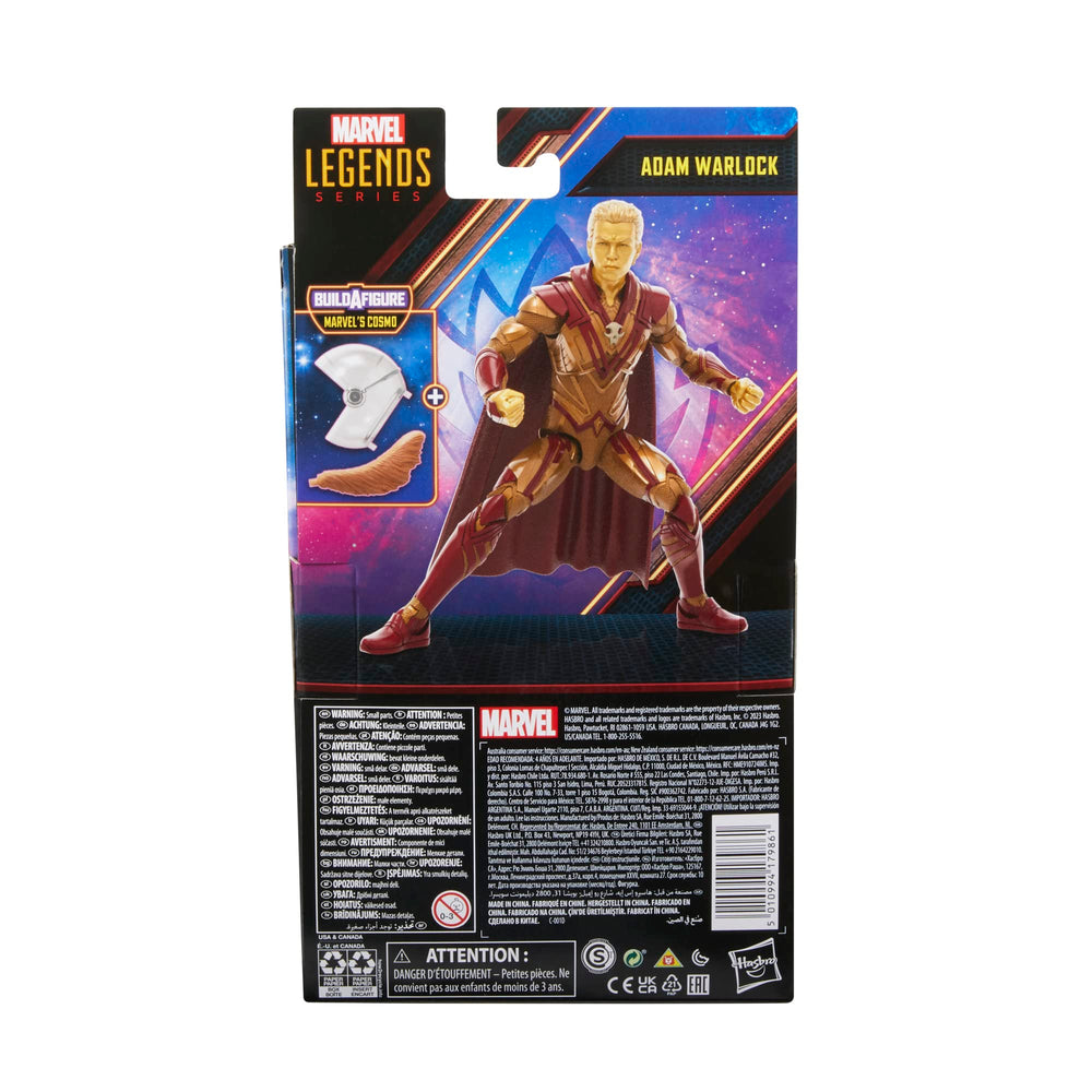 Adam Warlock figure deco with movie-authentic coloring and details