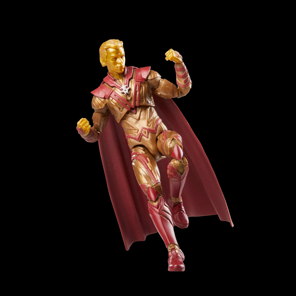 Adam Warlock figure scaled with other Marvel Legends characters for display