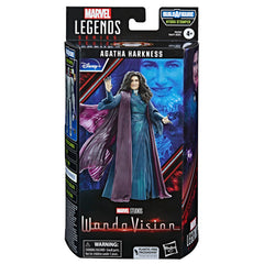 Marvel Agatha Harkness with premium articulation and deco for shelf display.