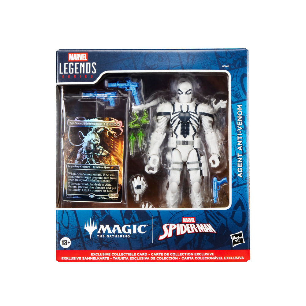 Marvel Agent Anti-Venom figure posed for dynamic shelf display.