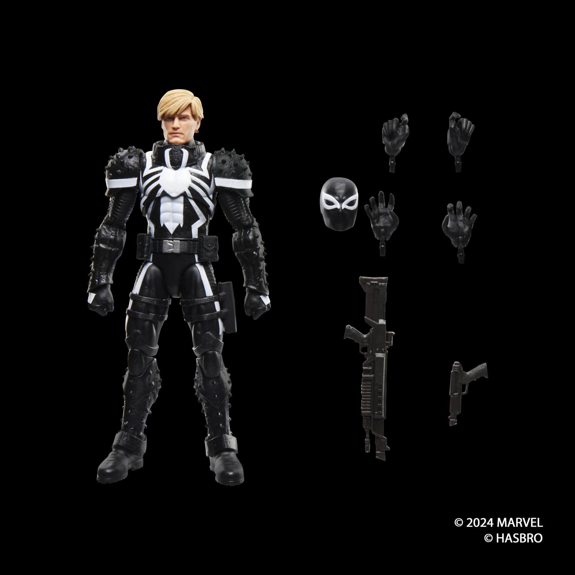 Marvel Agent Venom: premium deco enhances collector shelf presence.