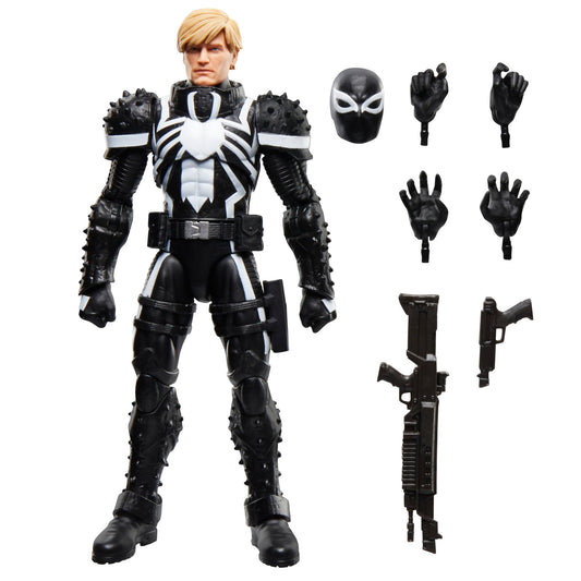 Marvel Agent Venom: unmasked head detail for authentic display and posing.