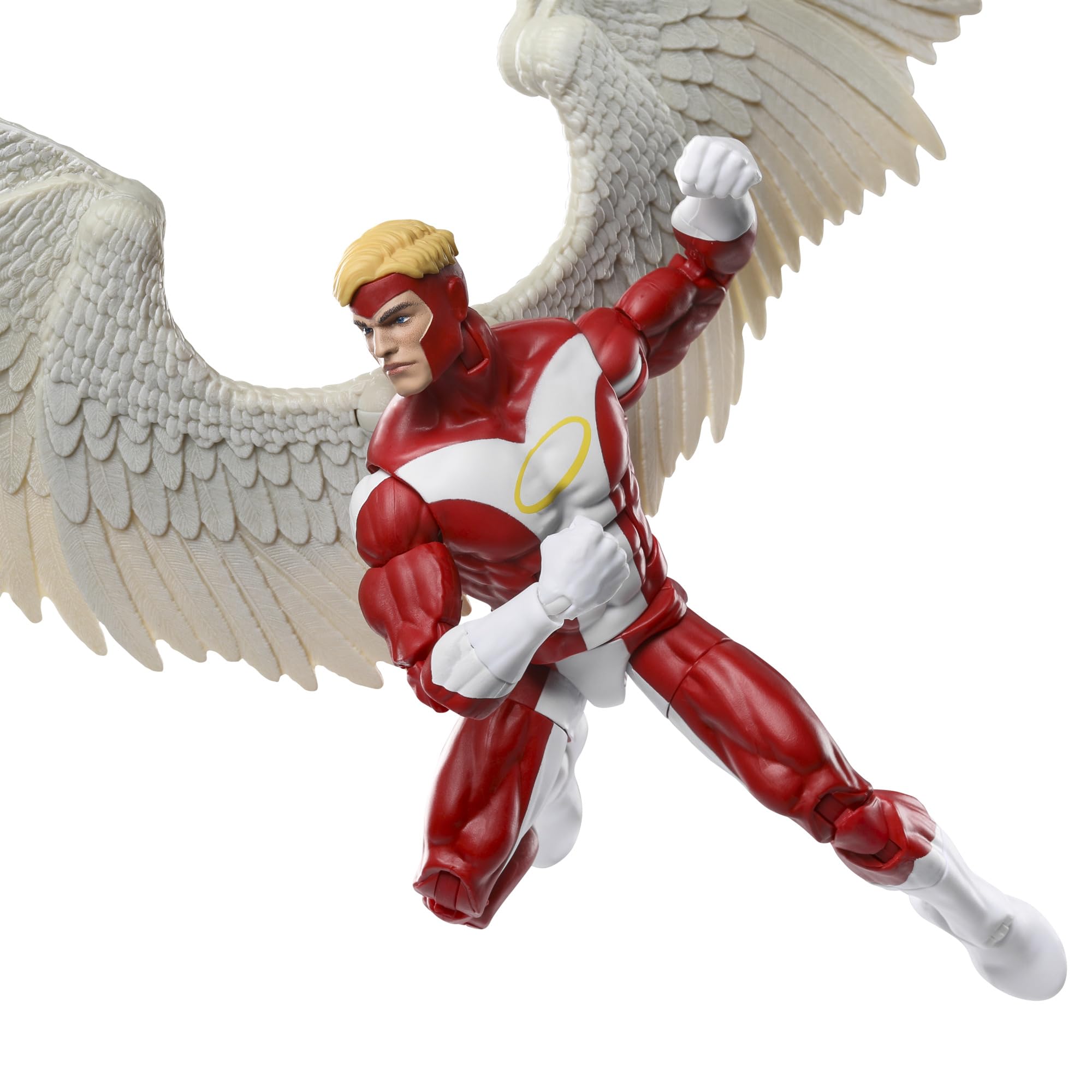 Optional hands for varied gripped poses on Marvel's Angel figure.